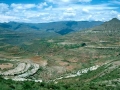 Lesotho landschap