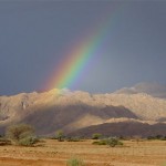 Namibie regenboog