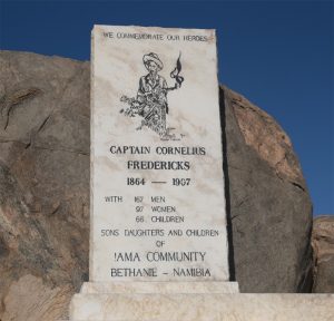 Monument voor de Nama-slachtoffers van Bethanië op Shark-Island