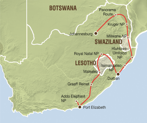 Impressie Zuid-Afrika (18 dagen)