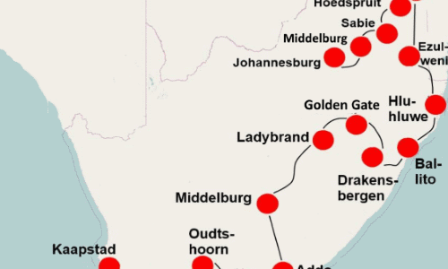 Zuid-Afrika per camper (25 dagen) – Zuidwaarts