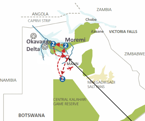 Ker & Downey Botswana (9 dagen)