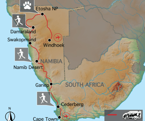 Het beste van de Kaap & Namibië (16 dagen)