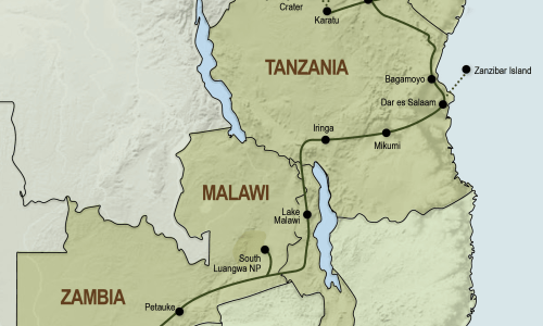 Oost-Afrika avontuur (27 dagen) – Zuidwaarts