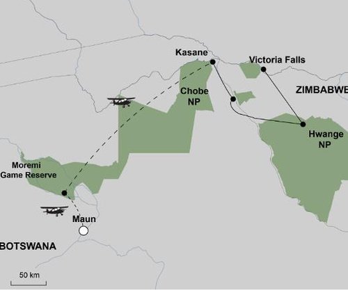 De hoogtepunten van Botswana & Zimbabwe (12 dagen)