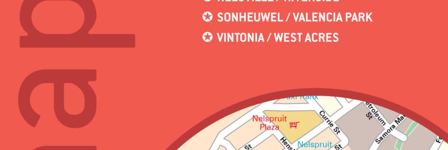 Stadsplattegrond Nelspruit pocket map | MapStudio