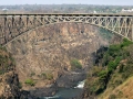 De brug over de Victoria Falls